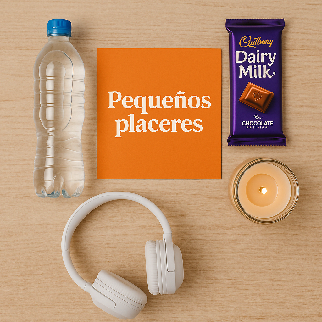 Disfruta los pequeños placeres del día, cuando quieras Pequeños placeres con productos cotidianos